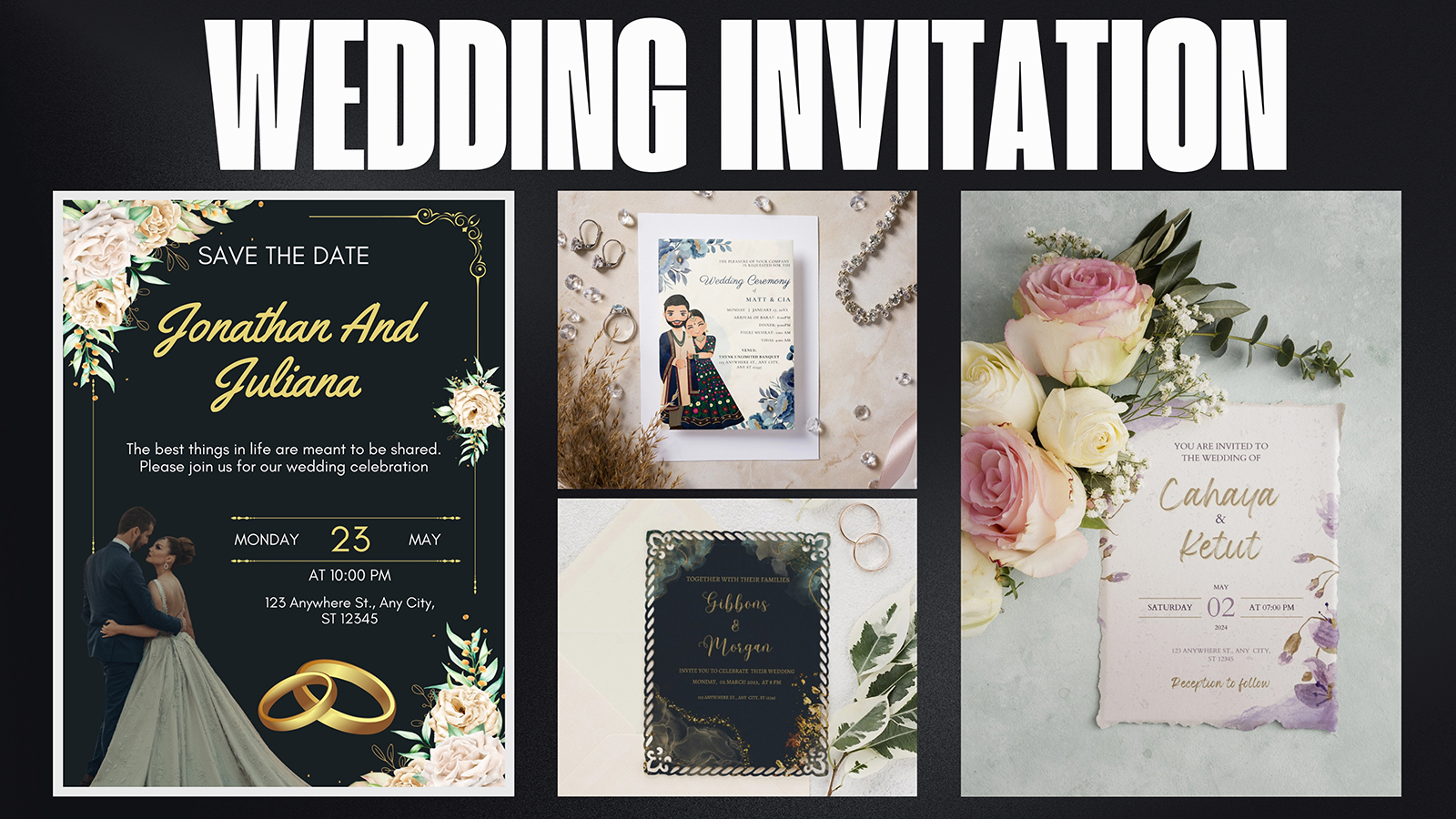 Wedding invitation design by ITG Technologies